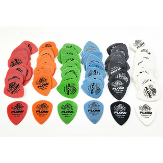 Jim Dunlop Tortex Flow Pick 558 ปิ๊กที่ผสมผสานรวมโทนเสียงที่มีความใสและคมชัดจาก Tortex ผนวกเข้ากับดีไซน์ Flow