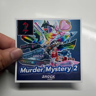 การ์ดเกม ปืน-มีด แมพ Murder Mystery 2 การ์ดสวยภาพคมชัด ได้100%
