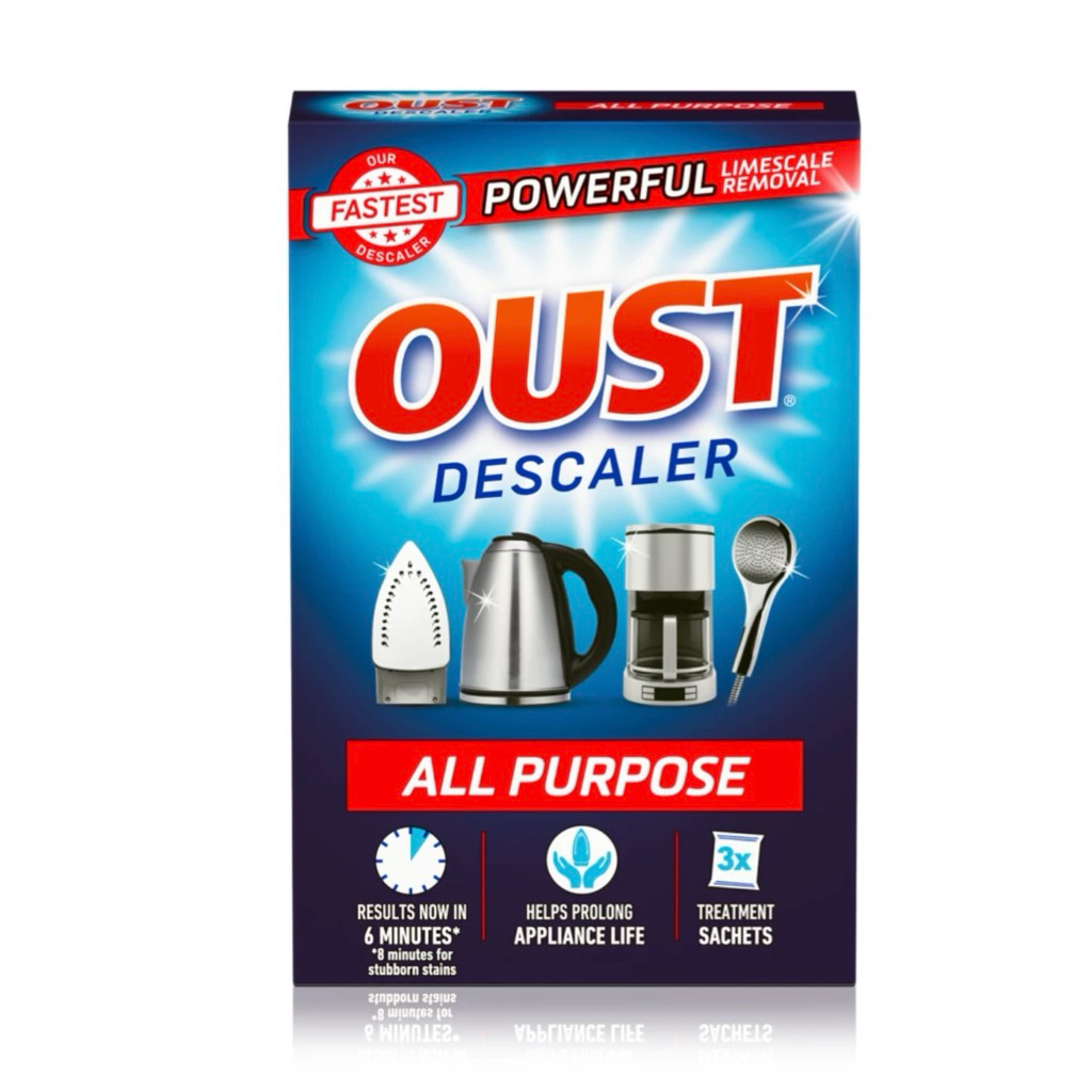 Dylon Oust Descaler All Purpose 75ml/Dish & Wash Machine Cleaner 6Pcs ผงทำความสะอาดอุปกรณ์อเนกประสงค์ เครื่องซักผ้า