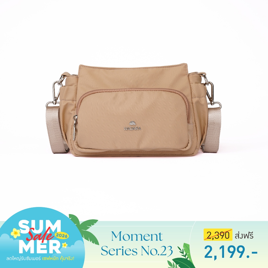 Hadara Moment Series No.23 กระเป๋าสะพายข้าง 20 ช่องจัดเก็บ น้ำหนักเบา กันน้ำ 80%