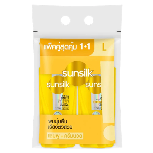 Sunsilk [2ขวด] ซันซิล แชมพู+ครีมนวด 350มล.x2 แพ็คเกจใหม่!!! thumbnail 7
