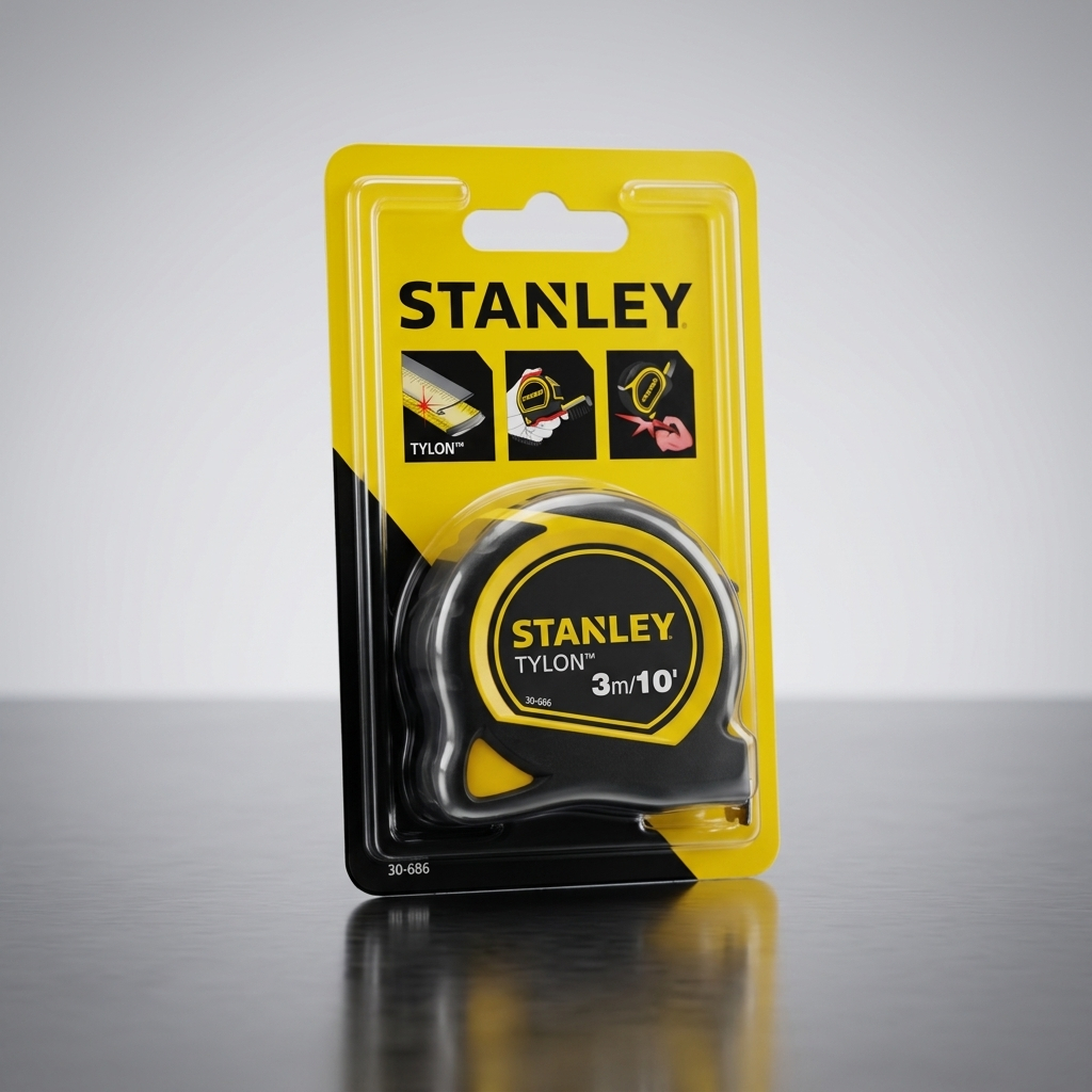 ตลับเมตร 3m STANLEY # Tylon 3m/10' (รหัส 30-686)
