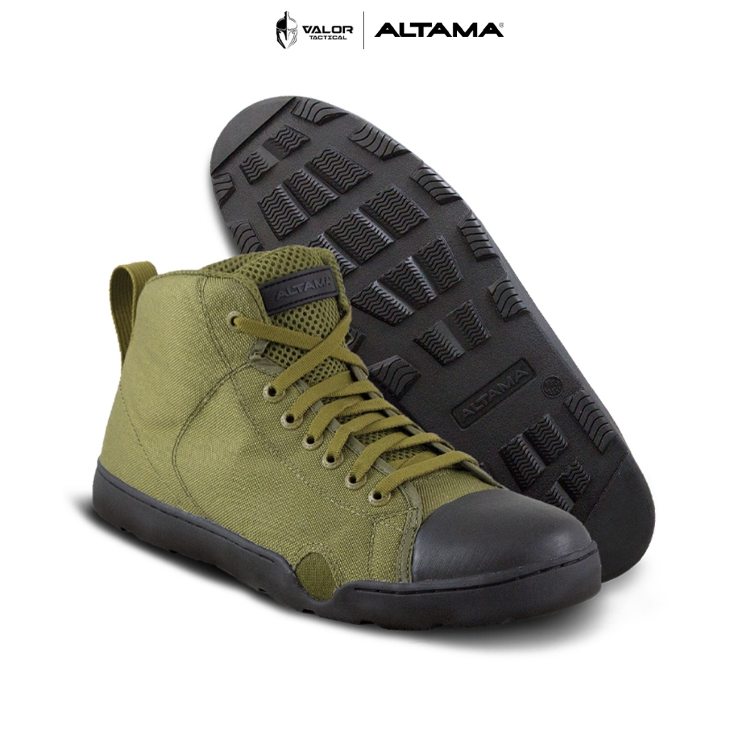 Altama - MARITIME- MID [Olive Drab] รองเท้าผ้าใบ ข้อกลาง ระบายน้ำเร็ว ยึดเกาะดี
