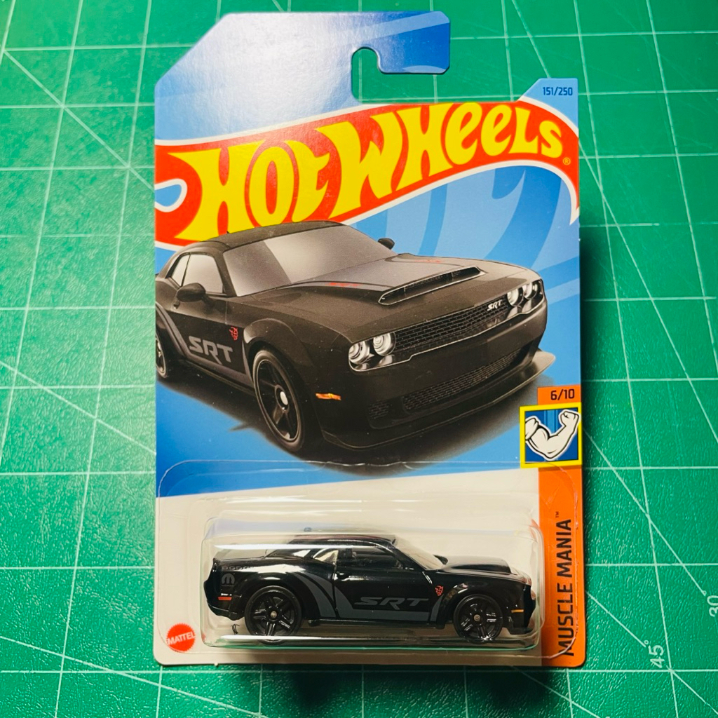 HotWheels 18 DODGE CHALLENGER SRT DEMON⚫️Black Edition