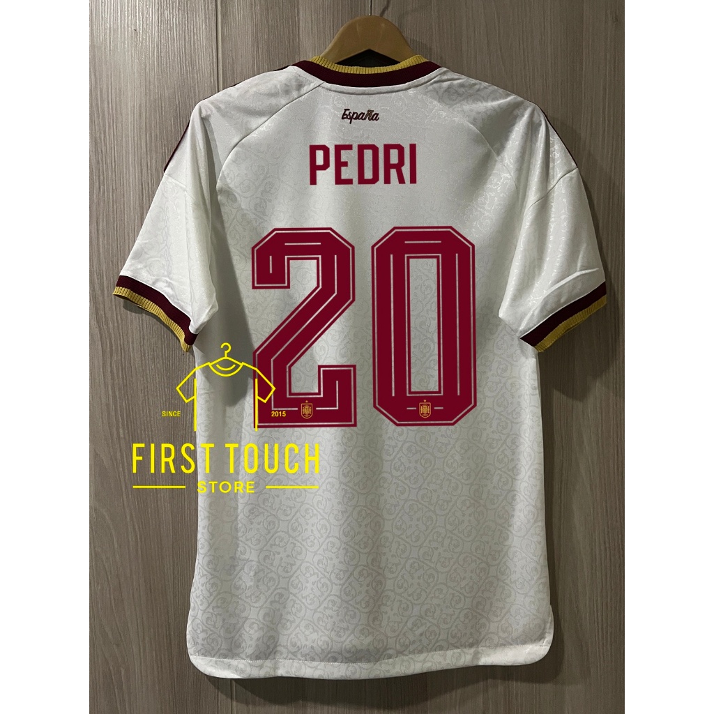 เสื้อฟุตบoa 2026 [เกรด Player] ทีมชาติ สlปu Away เยือน ชุดแข่งบอลโลก2026 เสื้อเปล่า หรือ พร้อมเบอร์ชื่อ
