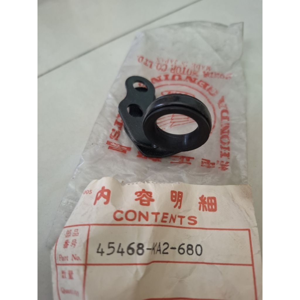 เหล็กคล้องสายเบรคหน้า Honda MTX125-MTX200-NX125-TLR125-TLR200-ATC200-XR200R ของแท้ญี่ปุ่นใหม่เก่าเก็