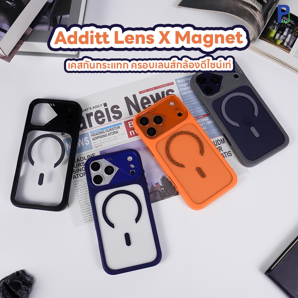 Case Additt เคสหนัง กันกระแทก วงแหวนขาตั้ง สำหรับ 17ProMax / 16ProMax / 15ProMax / 14ProMax / S25 Ultra