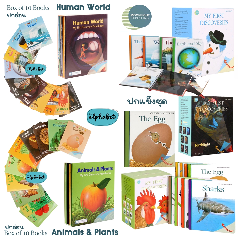 My First Discoveries Animals  Plants Box Set ปกอ่อน และ ปกแข็ง The Egg  Car Truck Fruit ลิขสิทธิ์แท้