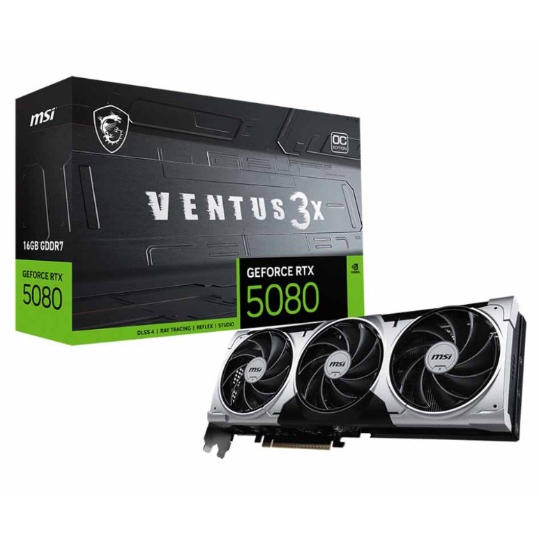 MSI RTX5080 VENTUS X3 OC PLUS 16GB GDDR7