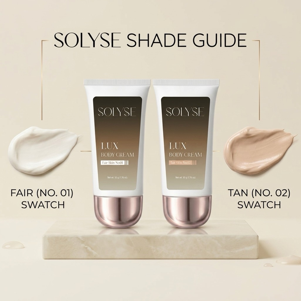 SOLYSE LUX BODY CREAM ครีมโทนอัพกันแดดผิวกาย เกลี่ยง่ายไม่ทิ้งคราบ เพิ่มความชุ่มชื้นผิวแลดูกระจ่างใส