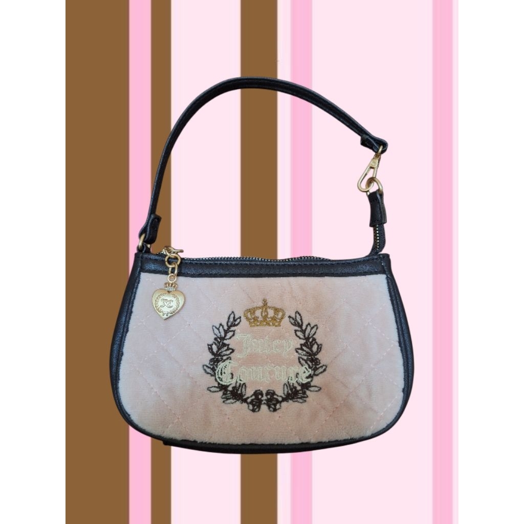 กระเป๋าถือใบเล็ก Juicy Couture แท้ ⋆.ೃ࿔*:･