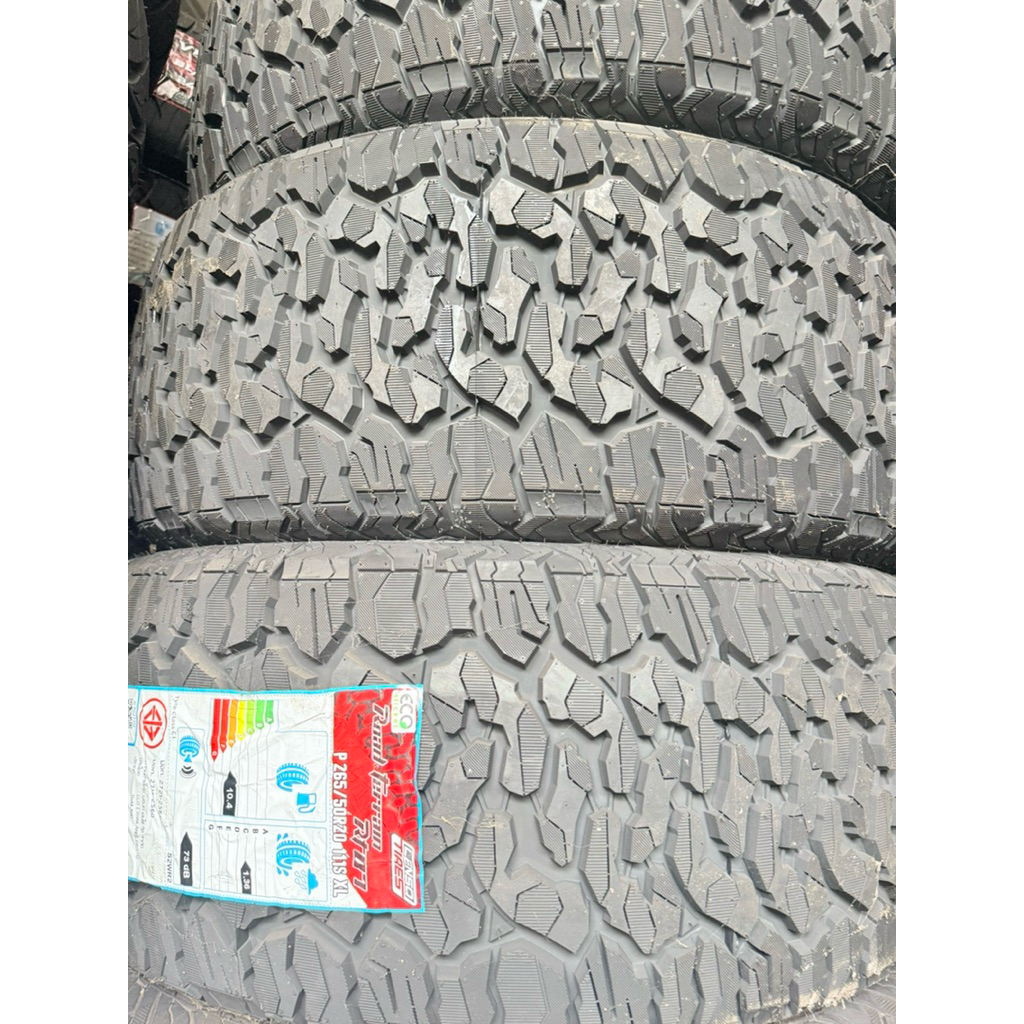 265/50R20 LENSO RT-07 🇹🇭 ROAD TERRAIN ราคา 4 เส้น ยางใหม่ผลิตปลายปี 2023 ลาย B F ลุยได้ทุกสภาพถนน ผล