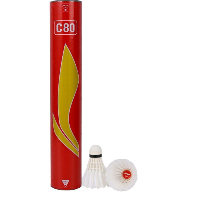 ลูกขนไก่แบดมินตัน LI-NING C80 SPEED76 AYQR018-3