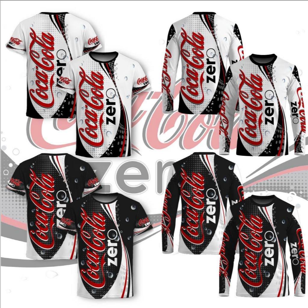 เสื้อกีฬาพิมพ์ลาย COCA ZERO เนื้อผ้าไมโครเกรดพรีเมี่ยม