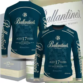 เสื้อยืดพิมพ์ลาย Ballantine เนื้อผ้าไมโครเกรดพรีเมี่ยม