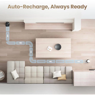 Enabot หุ่นยนต์กล้องอัจฉริยะ EBO Air 2 FamilyBot กล้องเคลื่อนที่สำหรับดูแลบ้าน พร้อมควบคุมผ่านแอปพลิเคชัน