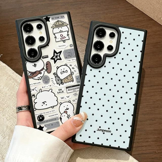 หมีน่ารัก เคส For Samsung A57 A17 A16 A06 A05S A07 A05 A55 A36 A54 A15 A56 A35 A34 A25 S26 S24 อะคริลิกฝ้า เคสโทรศัพท์