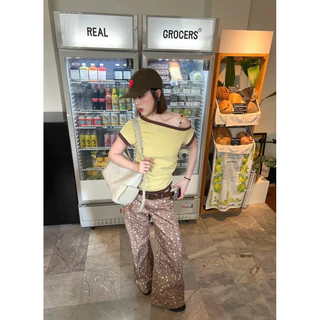 ALLEY CAT TOP(White/Blue/Green/Brown)