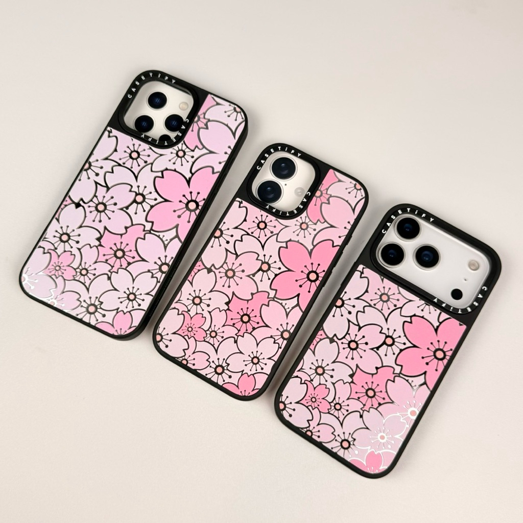 Case TiFY ลายดอกไม้ซากุระ IPhone17 17Pro 17ProMax 16ProMax
