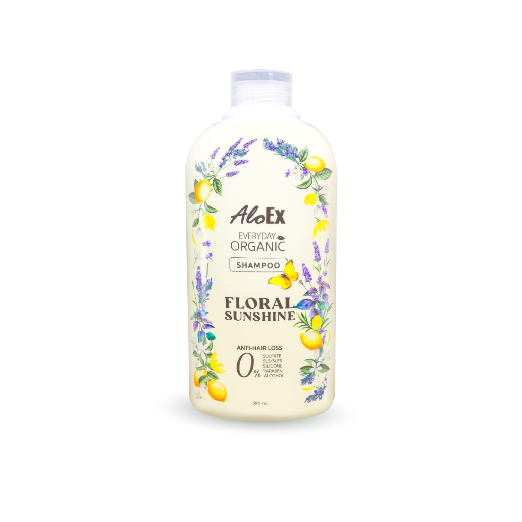 ALOEX EVERYDAY ORGANIC SHAMPOO FLORAL SUNSHINE 395 ml.