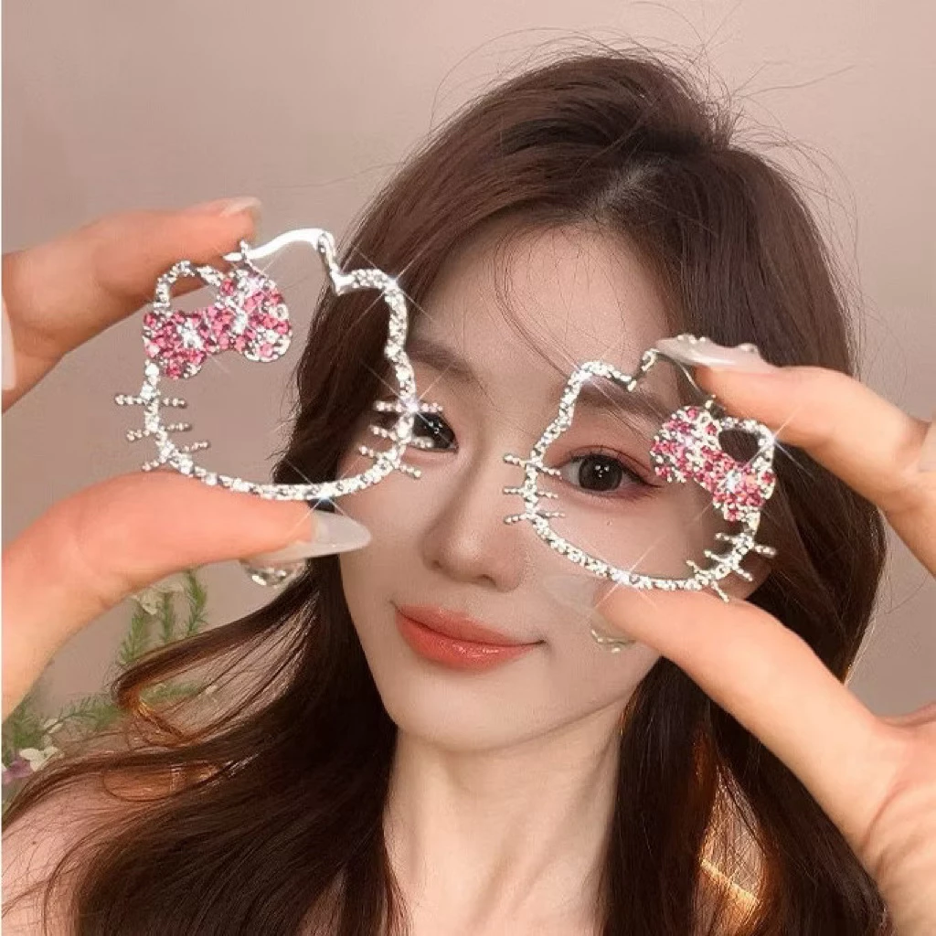 เข็มขัดโซ่เอวโลหะ Hello Kitty สไตล์ Y2K thumbnail 9