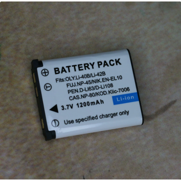 แบตเตอรี่กล้อง Kodak klic-7006 M530 M550 M575 M580 M773 M873 M883 LI-42B / 40B / EN-EL10 / K7006