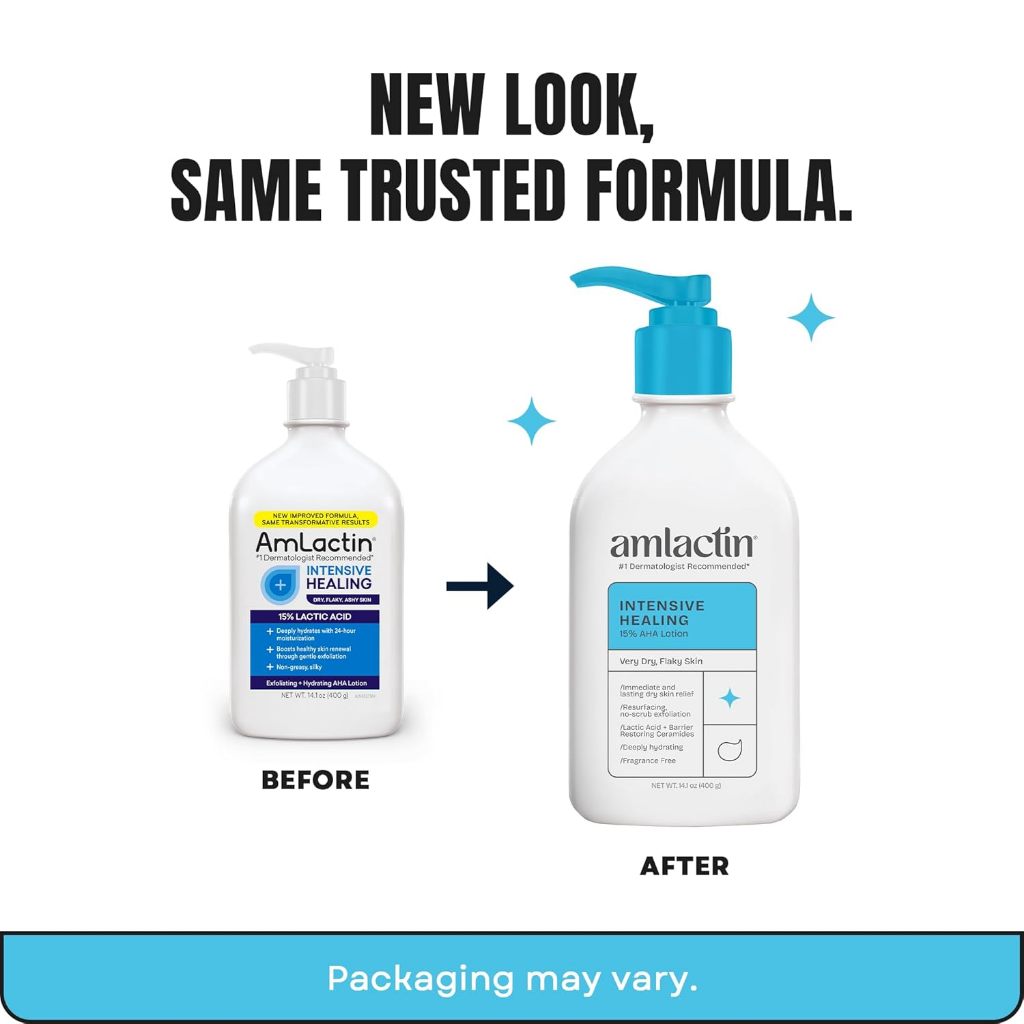 Amlactin Intensive Healing Lotion with 15% Lactic Acid AHA ฉลากใหม่ NEW LOOK