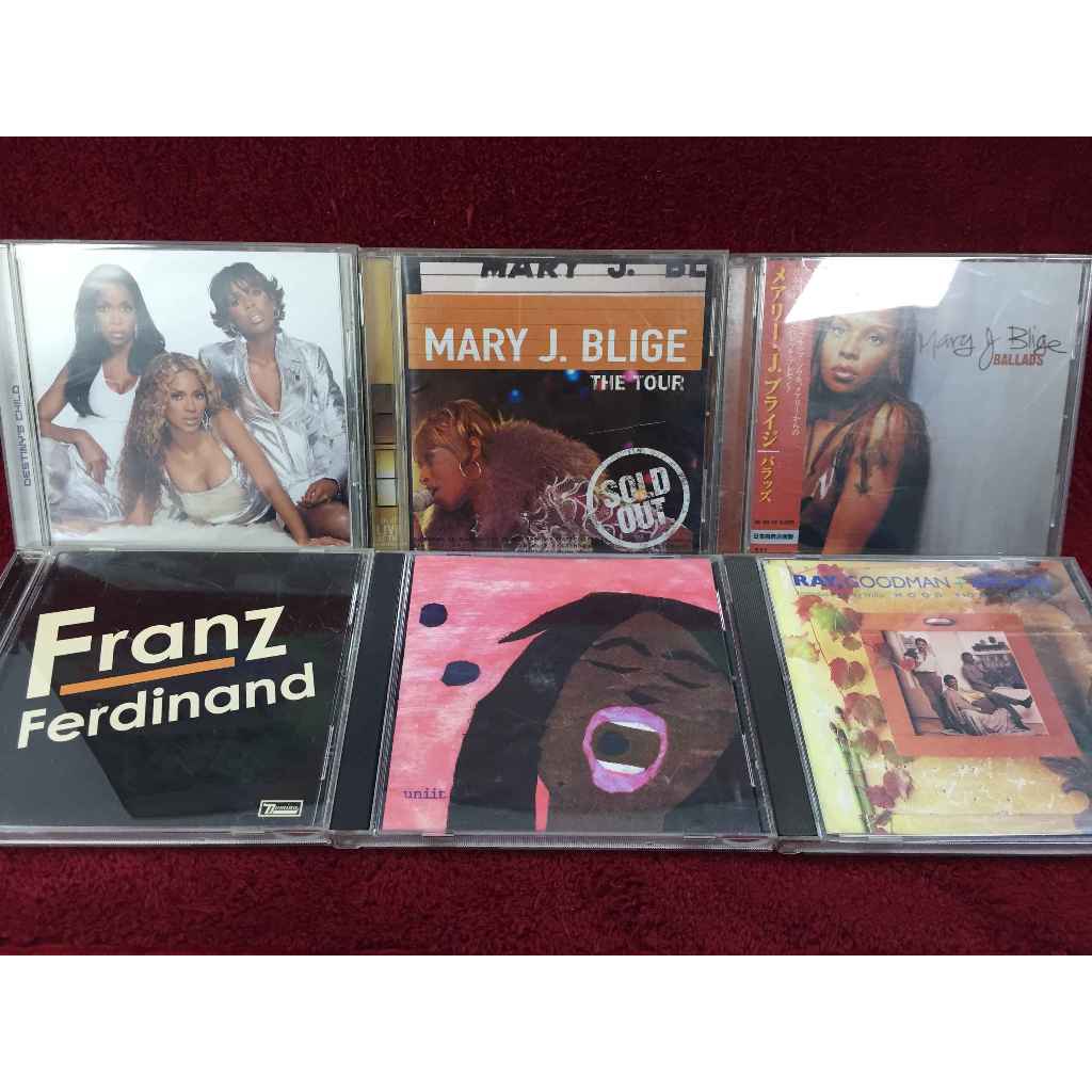 CD Destiny's Child / Ballads / Franz Ferdinand / Cheap Trick / Trafik / Helloween สภาพตามรูปปก EA81(46-90)