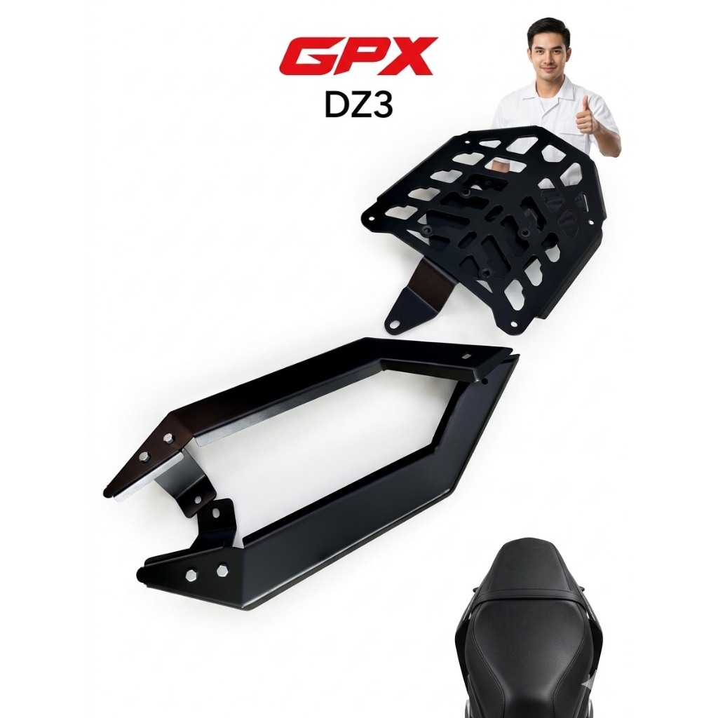 GPX DZ3 รถมอเตอร์ไซค์อันเดอร์โบน เครื่องยนต์ 278.2 ซีซี เกียร์ CVT สี Urban White / Energetic Red / Olive Green / Super Black / Racing Grey