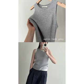 FADTHINGS : Aglio soft ribbed tank 🧄 เนื้อนุ่มนิ่มใส่สบายไม่ร้อน