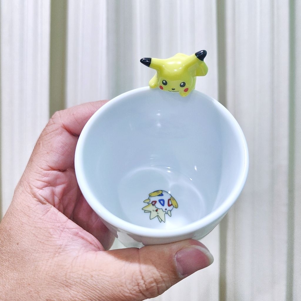 แก้วเซรามิก Pikachu Togepi Pokemon งานรุ่นเก่า ของแท้ญี่ปุ่น