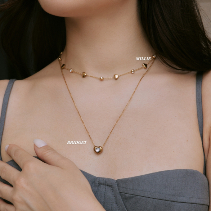 Valencia Haus • BRIDGET NECKLACE • สร้อยคอจี้หัวใจ