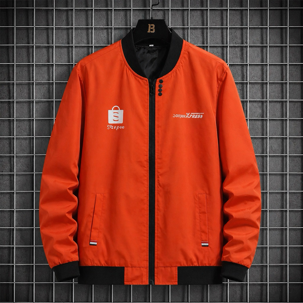 SP-02 🍊เสื้อแจ็คเก็ตส้ม S P X Express🍊 ใส่ส่งของ