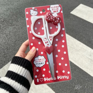 SANRIO กรรไกรสแตนเลส กรรไกรน่ารัก ลายการ์ตูน Sanrio Scissors | Hello Kitty | Kuromi 🍎✂️🖤