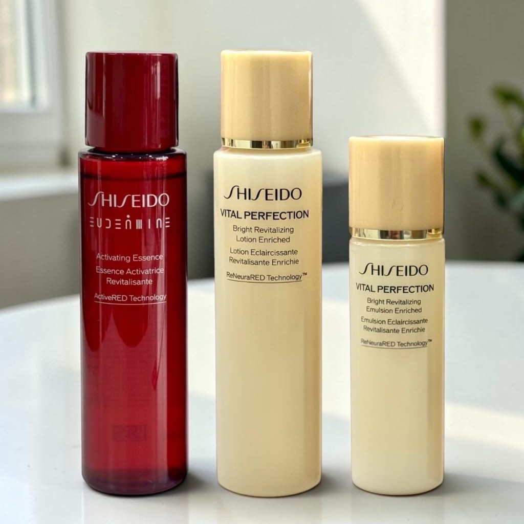 Shiseido Eudermine Activating Essence & Vital Perfection มีสูตรและขนาดให้เลือก