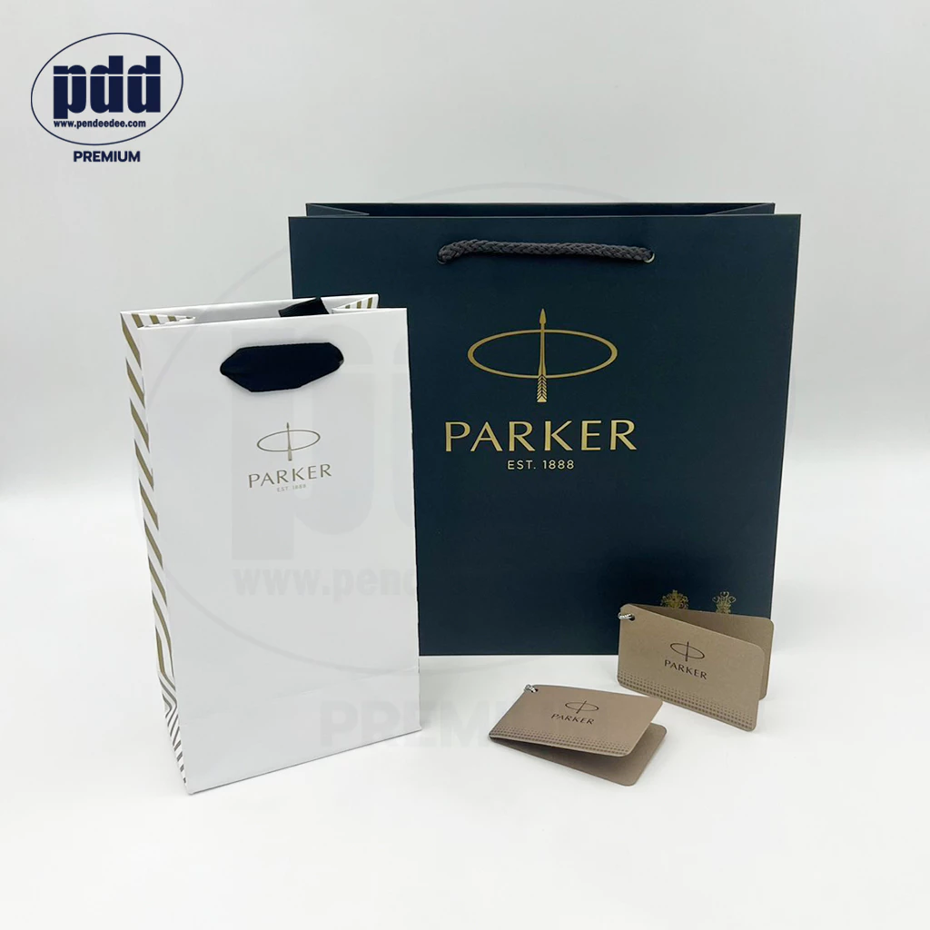 ถุงใส่ของขวัญ Parker และ การ์ด Parker - ถุงกระดาษมีหูหิ้ว ป๊ากเกอร์ พร้อมการ์ด (จำนวน 1 ใบ)