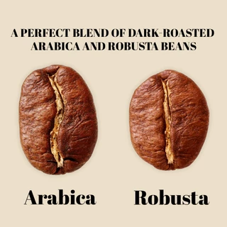 [ส่งฟรี] เมล็ดกาเเฟคั่ว Arabica Medium Dark Roast เมล็ดกาแฟ อาราบิก้า 100% คั่วกลางเข้ม ขนาด 1 กิโลกรัม