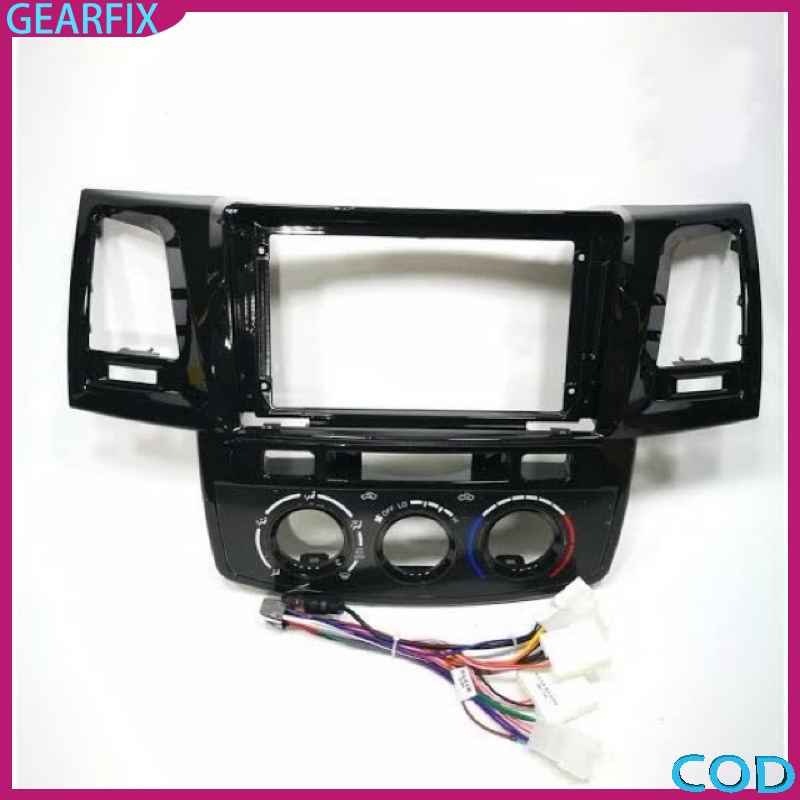 หน้ากากจอ Android 9นิ้ว สำหรับ Toyota Fortuner/Hilux Vigo 2007-2015 ติดตั้งง่าย ไม่ต้องตัดสาย