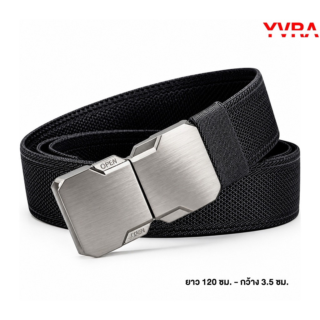 YVRA - เข็มขัดผู้ชาย ไนล่อน หัวโลหะปลดเร็ว Tactical (YY-BT01)