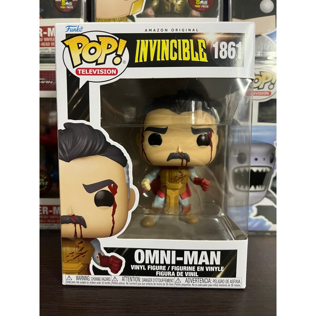 [พร้อมส่ง] ฟิกเกอร์ Funko Pop #1861 Omni Man Armor (Bloody) Invincible มือหนึ่ง