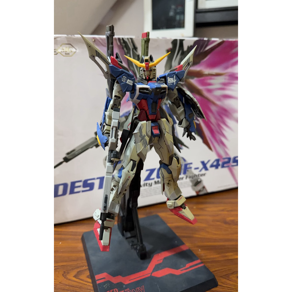 ⚠️ซาก อ่านรายละเอียดก่อนสั่งซื้อ⚠️ Mg 1/100 Destiny Gundam+Wings Expansion Effect [Momoko] (มือ 2 จั