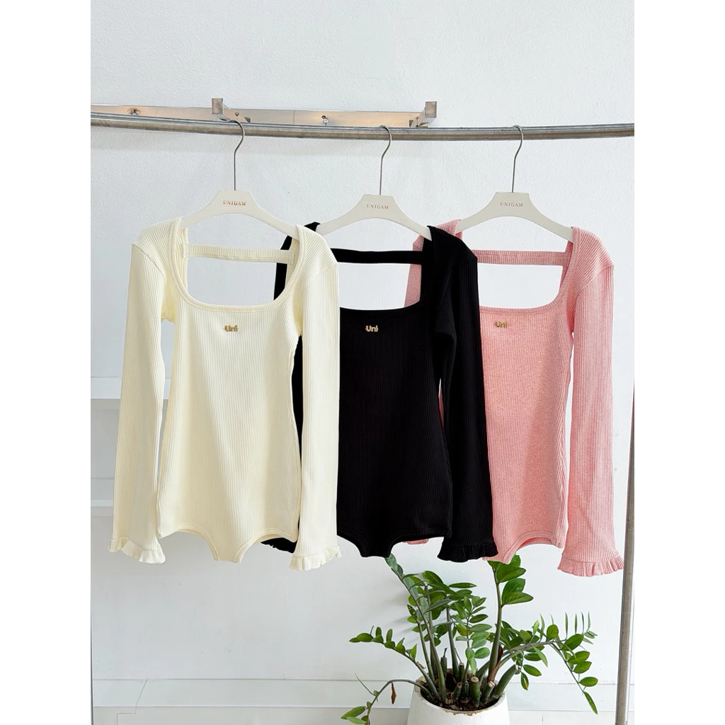 APRIL BODYSUIT 🌞💌 เสื้อบอดี้สูทแขนยาว สั้นมาก โชว์ก้น Unigam
