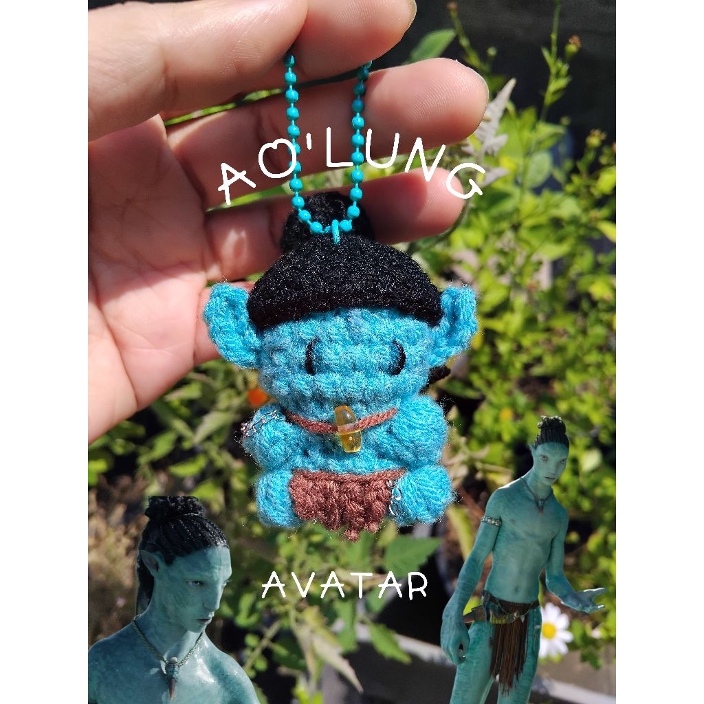 pastel.rainbow🌈พวงกุญแจไหมพรมถัก💙Ao'lung🏝Avatar.
