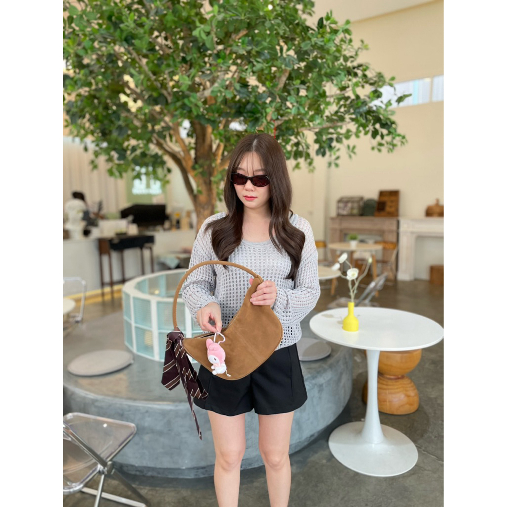 Snazzy shop - Gigi shorts x 2 pcs set knit top