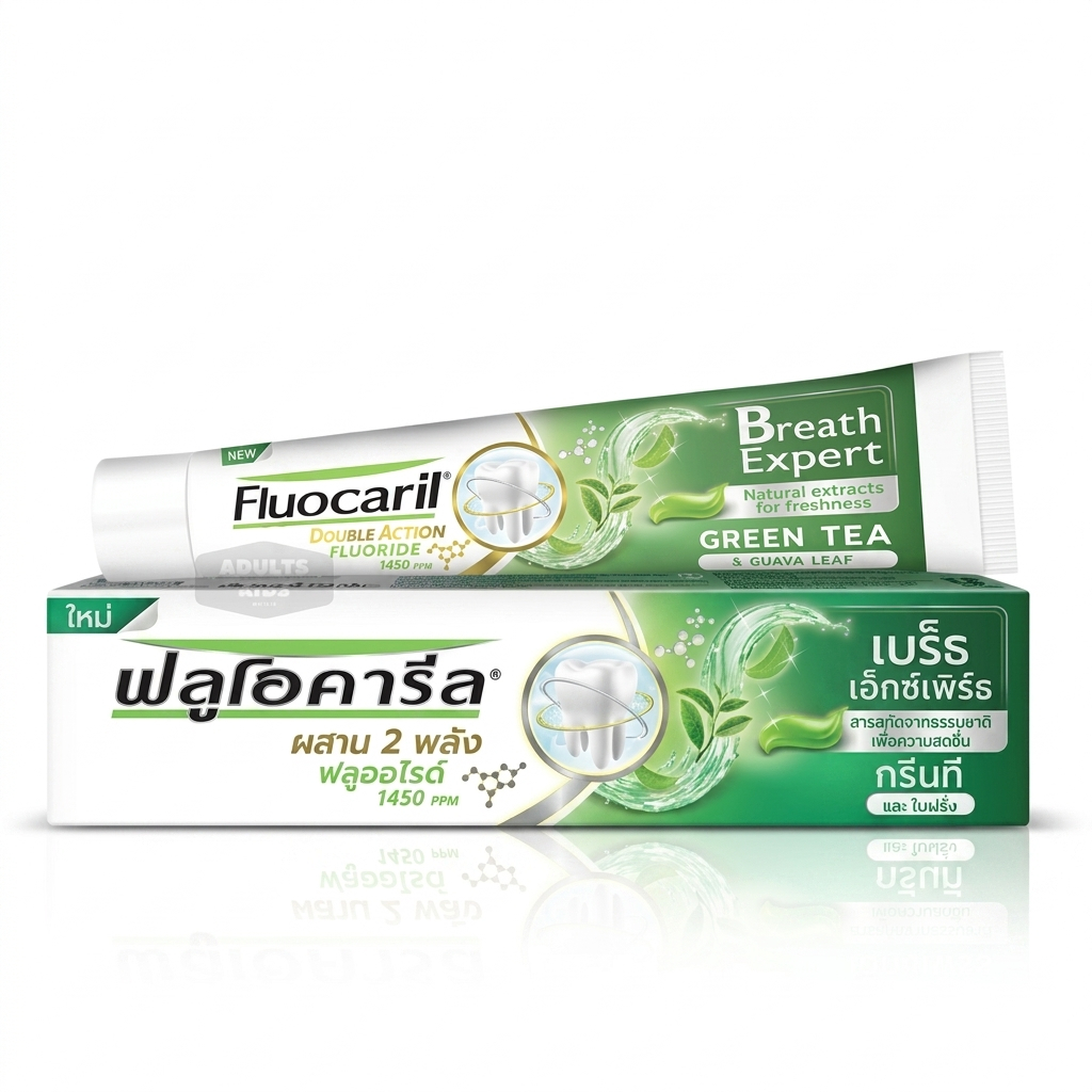 [1หลอด] Fluocaril ฟลูโอคารีล ยาสีฟัน กรีน ที 150 กรัม