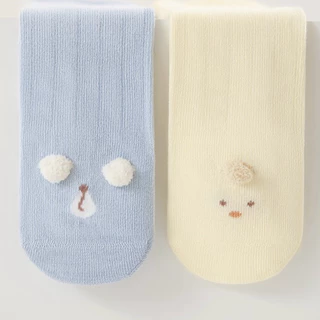 [พร้อมส่ง]ถุงเท้ายาวคุมเข่าสำหรับเด็ก0-6เดือน ถุงเท้ายาวเด็กเล็กน่ารัก
