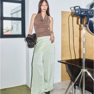 Pair Layered Pants - The Summer Project / กางเกงขายาว กางเกงเรียบ quiet luxury pants, office outfit