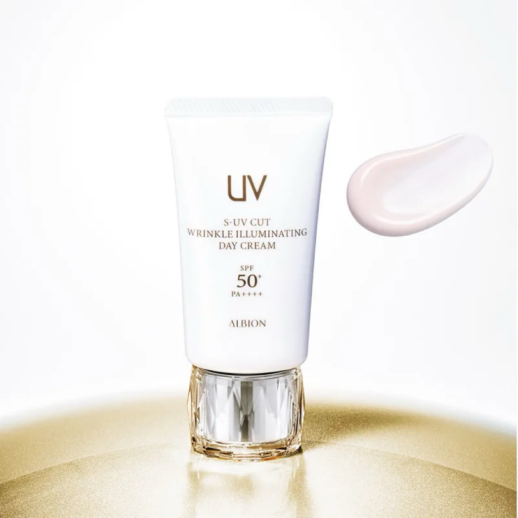 🇯🇵พรี | แท้ Albion S-UV Cut Wrinkle Illuminating Day Cream 50g กันแดดที่ได้รางวัล🇯🇵