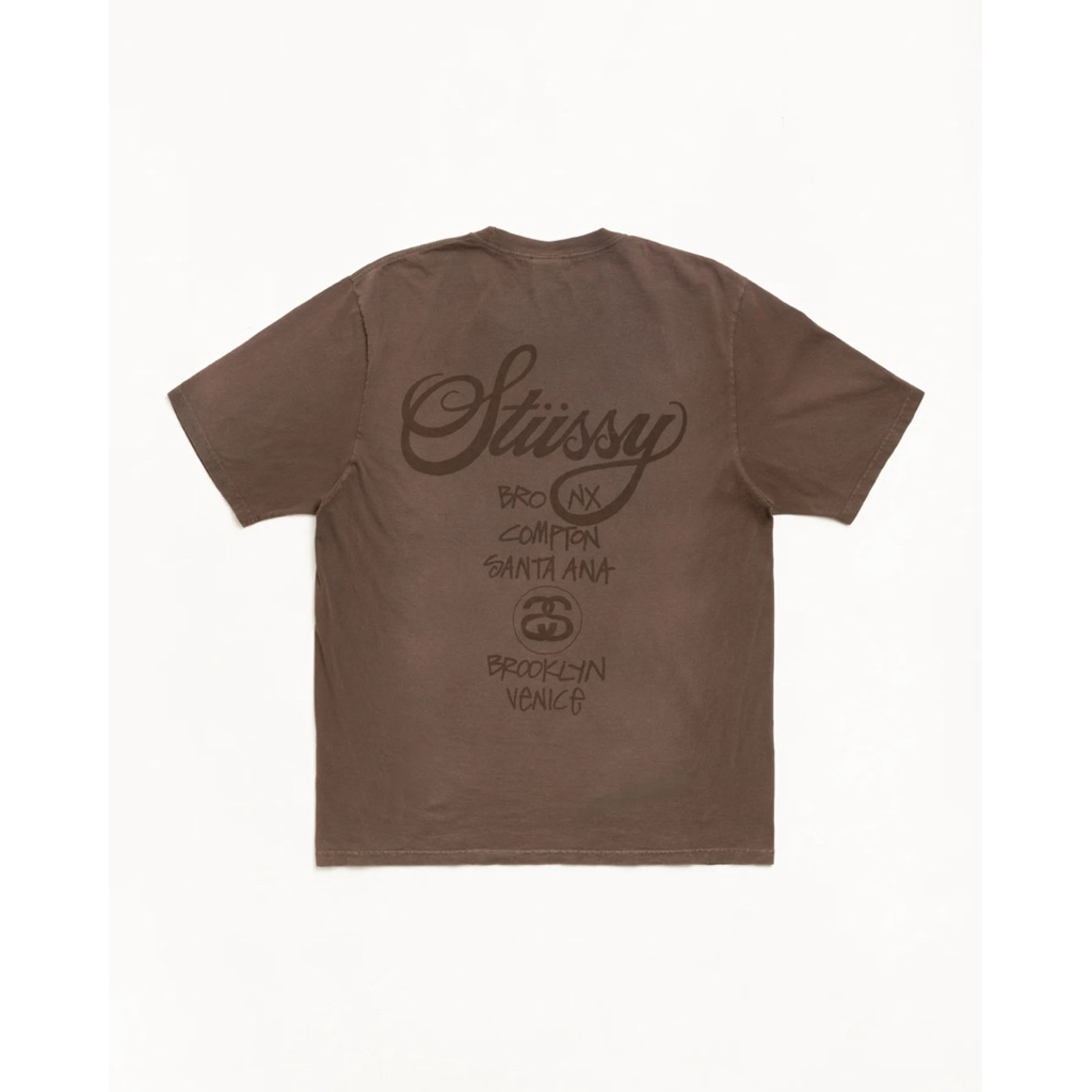 ของแท้ STÜSSY WORLD TOUR TEE SUN FADED พร้อมส่ง รูปที่ 3