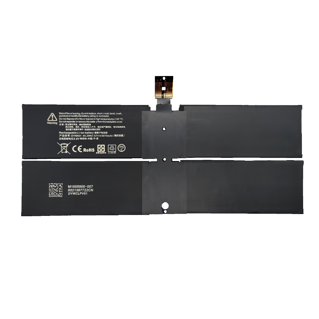 G3HTA038H 7.57V 45WH/5940mAh Laptop Battery For Microsoft Surface Pro 5 1796 Series Tablet